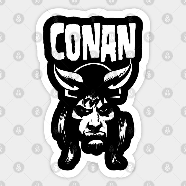 Conan Sticker by blakely737